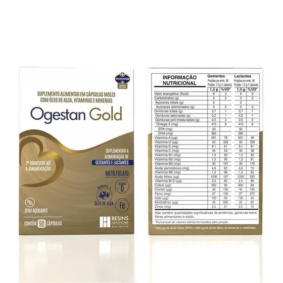 Ogestan Gold 90 Cápsulas - Imagem 3